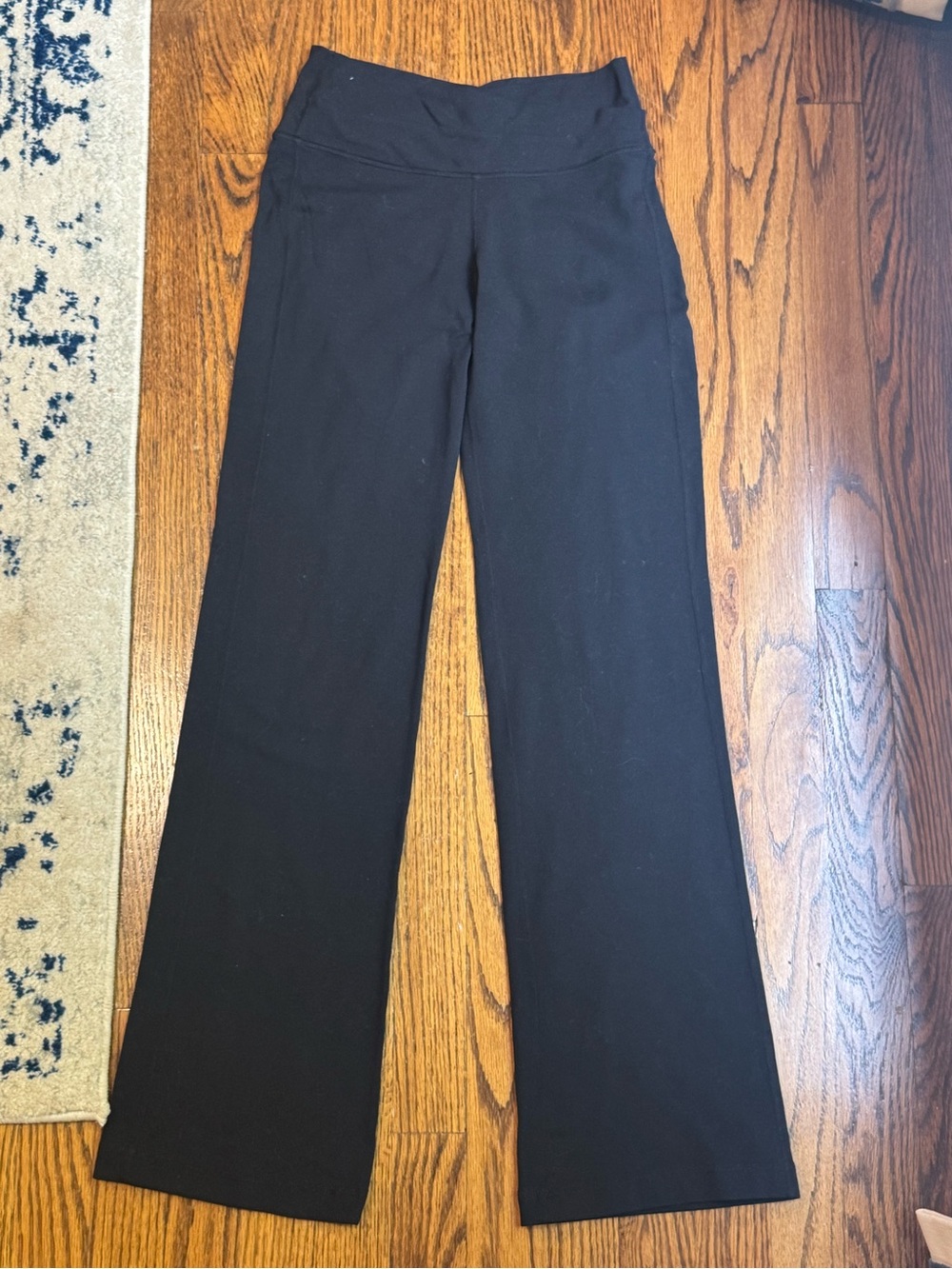 lululemon athletica Black Wide-Leg Ponte Stretch Pants Women’s size 4